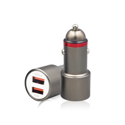 Car Charger 45 W QC3.0 PD And Double Port DC12-24V USB Quick Car Charger